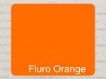 SBFO - Flouro Orange Sticky Back Self Adhesive Dacron 1370x230mm