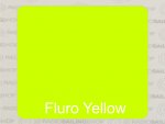 SBFY - Flouro Yellow Sticky Back Self Adhesive Dacron 1370x230mm